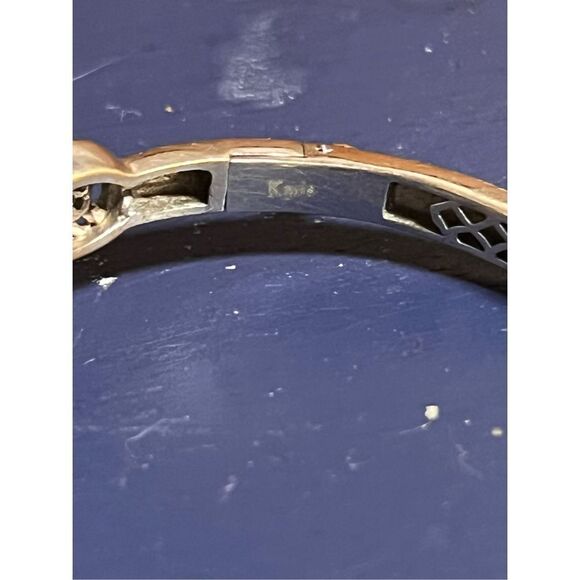 Karis Malagasy Labradorite & Multi Gemstone Filigree Vermeil Hinged Bracelet - Picture 14 of 16